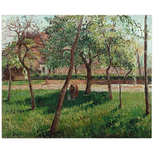 Camille pissarro giardino in - pissarro,,