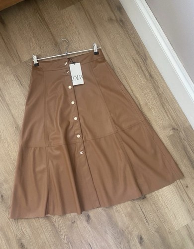 Gonna midi zara pelle - gonna, in