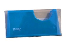 Porta Scotch / Nastro Adesivo, Dispenser da banco con Antiscivolo - Azzurro.