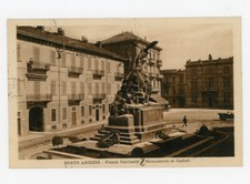 Busto Arsizio Piazza Garibaldi Monumento Caduti 1930 Cartolina Animata Viaggiata