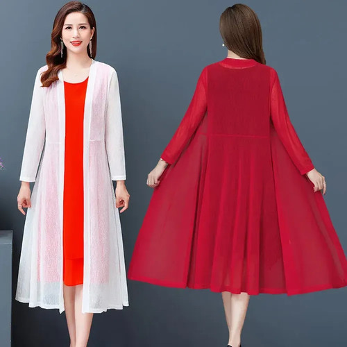 Cardigan donna maglia - , lungo