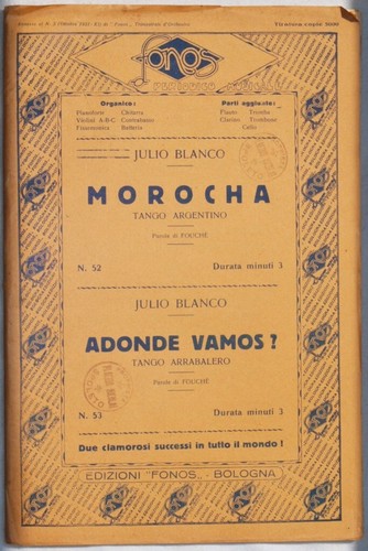 Julio blanco morocha adonde - morocha,