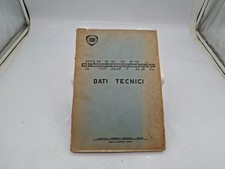 Manuale officina dati tecnici