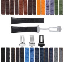 CINTURINO OROLOGIO IN PELLE 19-20-21-22 MM PER CHIUSURA DEPLOYMENT TAG HEUER CARRERA