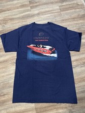 Camicia motoscafo CrownLine Crowndezvous vintage 2002 taglia grande