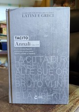 TACITO ANNALI  - I - VI Classici LATINI E GRECI N. 1 Libro Leggere Descrizione 