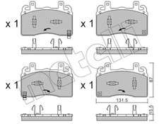 Pastiglie freno 22-1377-0