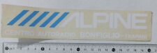 80630 364/tt ADESIVO Vintage - ALPINE centro autoradio Bonfiglio - cm 20 X 5