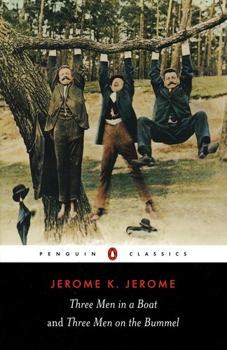 Three men boat - three, in