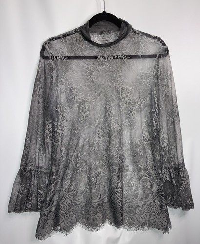 Top pol piccolo - pizzo, floreale