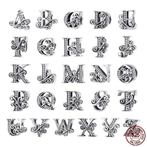 Charm lettera strass - lettera, in