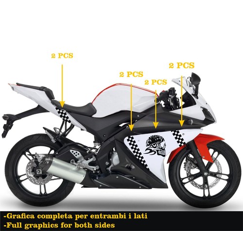 Adesivi compatibili con yamaha - adesivi,