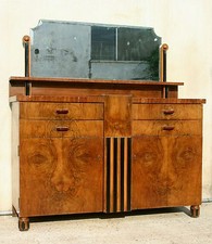 ECCEZIONALE CREDENZA CON SPECCHIERA STILE DECO - BUFFET