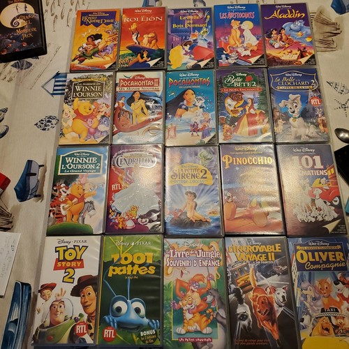 Cassette vhs walt disney - vhs,