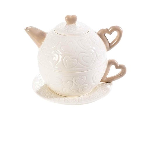 Teiera con tazzone - , in