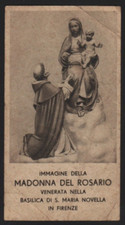 642 Santino antico Madonna del Rosario da Santa Maria Novella - Firenze