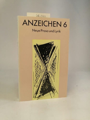 Anzeichen neue prosa und - anzeichen,