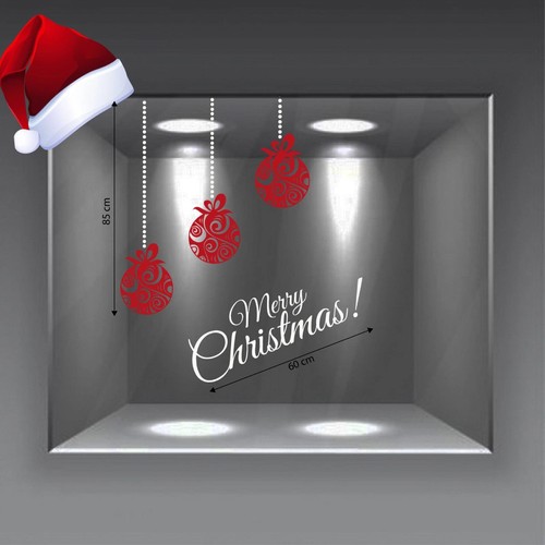 Vetrofanie buon natale merry - buon,