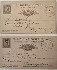 Cartolina Postale Con Risposta