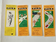 4 SEGNALIBRO FILA SEGNALI STRADALI COSTUMI