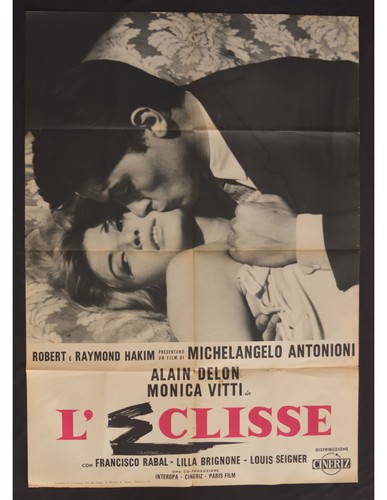 Manifesto eclisse antonioni - l'eclisse,
