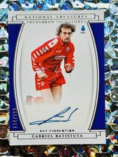 Panini National Treasures SerieA Fiorentina Gabriel Batistuta Auto Signature/299