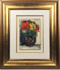 CARLO SACCARDI (1921-1997) Dipinto ad Olio Originale Certificato Natura Morta