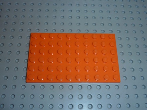 Plaque plate orange - plate, x
