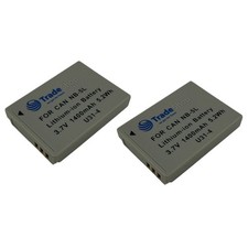 2x Batteria 1400mAh per Canon