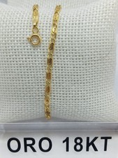 Bracciale in oro giallo 750 18