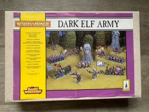 Warhammer dark elf - dark, army