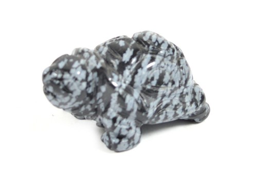 Tartaruga ossidiana fiocco - ossidiana,