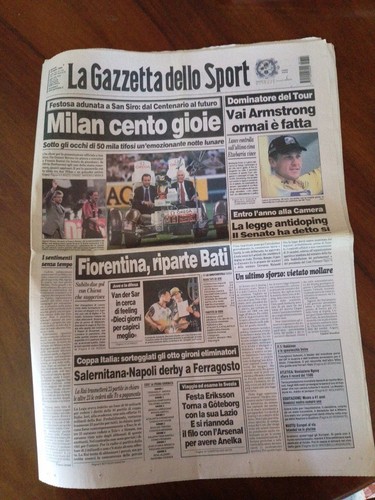 Gazzetta dello sport - dello,