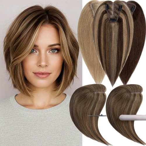 Topper per capelli umani - , 100%