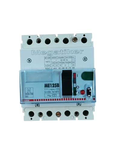 Bticino t7114a4 mega - t7114a4/25, me125b