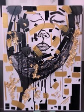 Quadro Donna Arte Moderna Oro