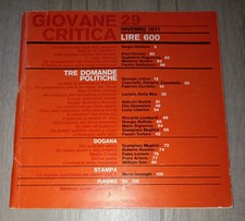 GIOVANE CRITICA 29 INVERNO