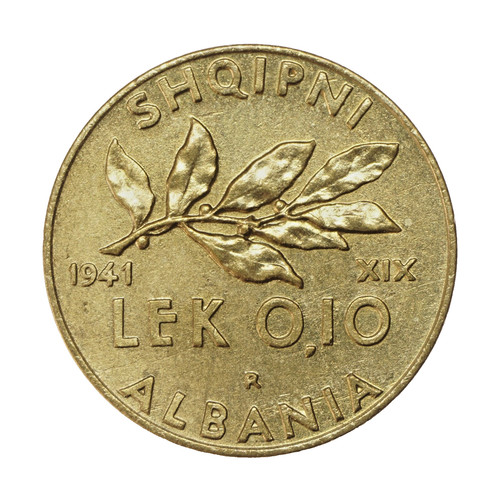Lek 1941 albania - 0,10, 1941,