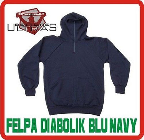 Felpa diabolik blu notte - diabolik,