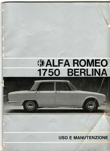 Libretto uso manutenzione alfa - uso,