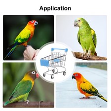  Mini carrello della spesa in metallo Supermercato Carretto Animali domestici