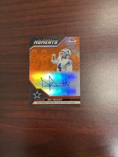 2025 topps finest - topps, dak