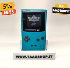 GAME BOY COLOR AZZURO NINTENDO PAL MODEL CGB-001 testato  FAST SHIP 24H