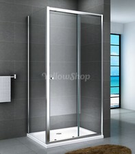 BOX CABINA DOCCIA CRISTALLO 6 MM PORTA ANTA SCORREVOLE DA 100 A 160 FISSO 70, 80