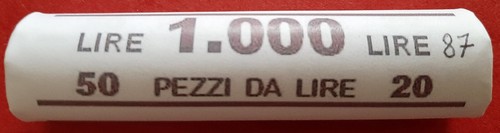 Raro rotolino lire 1987 - raro,