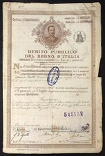 debito pubblico del regno