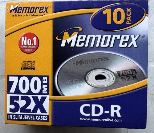 Memorex 700mb 52x - memorex,