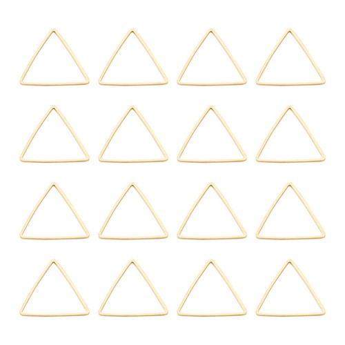 50pcs brass triangle linking - brass,