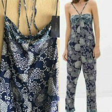 ZARA BASIC Tuta Donna Blu