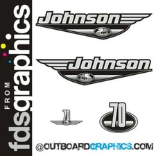 Johnson 70 CV decalcomanie/kit